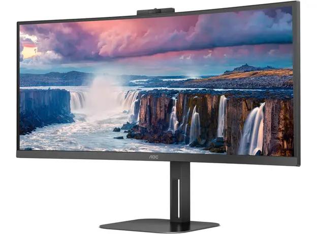Монитор 34 AOC 100 Гц VA HDMI DP USB-C (CU34V5CW/BK) - изображение 6