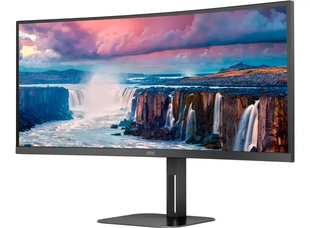 Монитор 34" AOC CU34V5C/BK - изображение 2