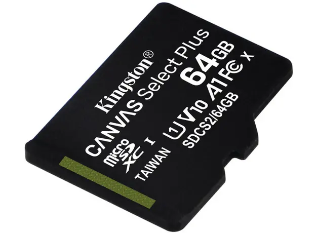 Kingston microSDXC 64GB Canvas Select Plus Class 10 UHS-I U1V10 A1 (SDCS2/64GBSP) - изображение 2