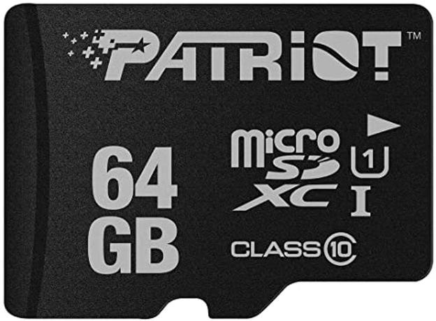 Patriot LX Series microSDXC 64GB Class 10 UHS-I U1 (PSF64GMDC10)  Patriot LX Series microSDXC 64GB Class 10 UHS-I U1 (PSF64GMDC10)