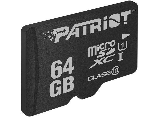 Patriot LX Series microSDXC 64GB Class 10 UHS-I U1 (PSF64GMDC10) - изображение 2 Patriot LX Series microSDXC 64GB Class 10 UHS-I U1 (PSF64GMDC10) - изображение 2
