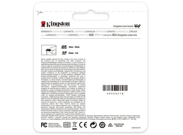Kingston SDXC 128GB Canvas Select Plus Class 10 UHS-I U3V30 (SDS2/128GB) - изображение 4