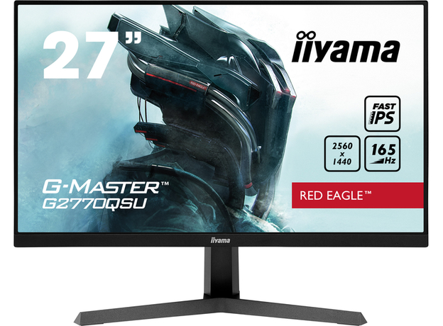 Монітор 27" iiyama G-Master G2770QSU-B1 / Fast IPS 2К / 165Гц / 8-bit / MPRT 0.5ms / AMD FreeSync Premium Pro / G-SYNC Compatible  Монітор 27" iiyama G-Master G2770QSU-B1 / Fast IPS 2К / 165Гц / 8-bit / MPRT 0.5ms / AMD FreeSync Premium Pro / G-SYNC Compatible