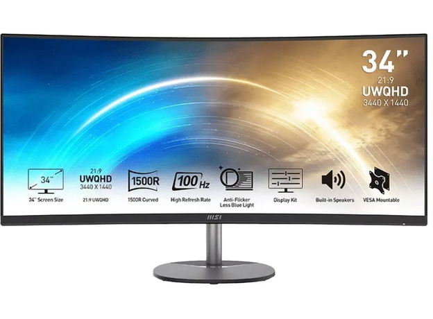 Монітор 34" MSI PRO MP341CQ  Монітор 34" MSI PRO MP341CQ