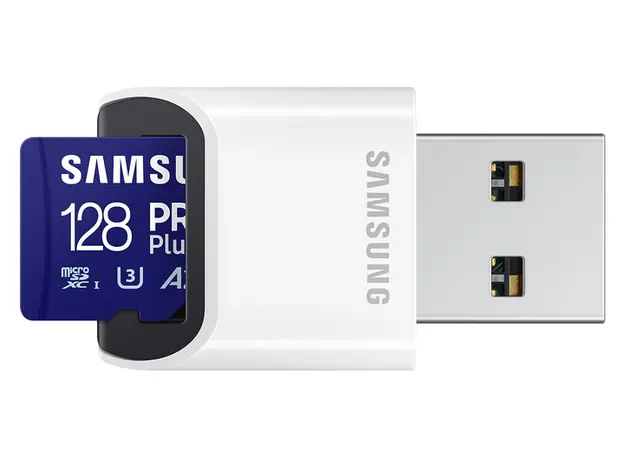 Карта памяти Samsung Pro Plus SDXC 128GB Class 10 UHS-I U3V30 (MB-MD128SB/WW) - изображение 2