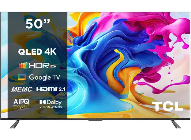 Телевизор 50" TCL 50C645 QLED 4K HDR (2023) 