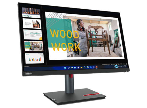 Монітор 23.8" Lenovo ThinkVision P24q-30 (63B4GAT6EU) - зображення 3 Монітор 23.8" Lenovo ThinkVision P24q-30 (63B4GAT6EU) - зображення 3