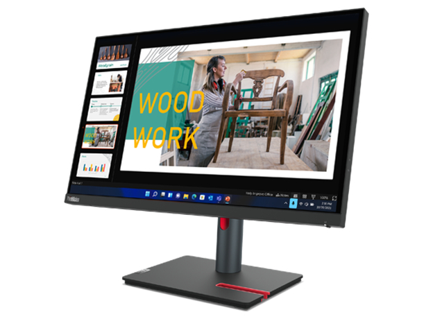 Монітор 23.8" Lenovo ThinkVision P24q-30 (63B4GAT6EU) - зображення 4 Монітор 23.8" Lenovo ThinkVision P24q-30 (63B4GAT6EU) - зображення 4