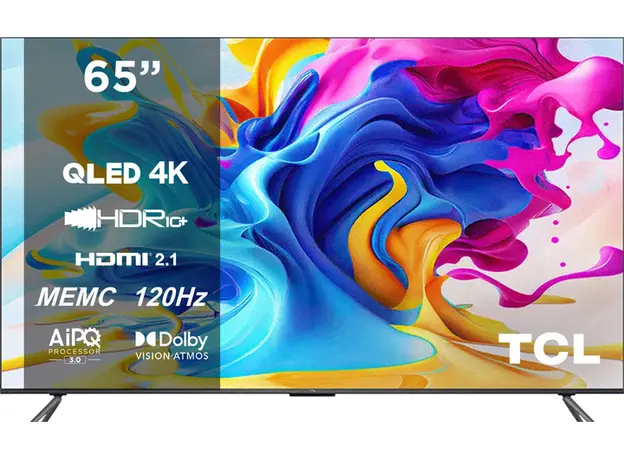 Телевизор 65" TCL 65C645 QLED 4K HDR (2023) 