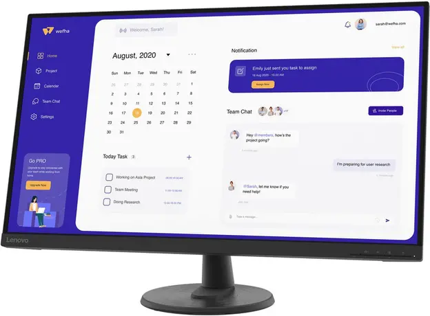 Монитор 31.5" Lenovo C32u-40 (63DAGAT2EU) - изображение 3