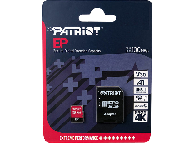 Карта пам'яті Patriot microSDXC 1TB Class 10 UHS-I/U3 + SD-adapter (PEF1TBEP31MCX) - зображення 3 Карта пам'яті Patriot microSDXC 1TB Class 10 UHS-I/U3 + SD-adapter (PEF1TBEP31MCX) - зображення 3