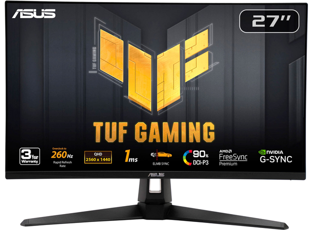Монитор 27" Asus TUF Gaming VG27AQM1A (90LM05Z0-B08370)  Монитор 27" Asus TUF Gaming VG27AQM1A (90LM05Z0-B08370)