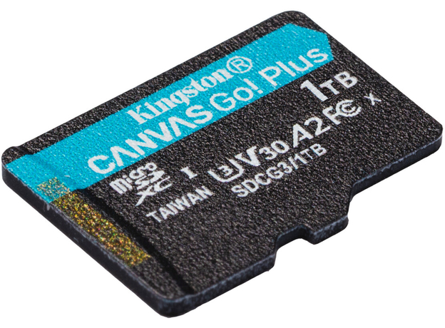 Карта памяти Kingston MicroSDXC 1TB Canvas Go! Plus Class 10 UHS-I U3V30 A2 (SDCG3/1TBSP) - изображение 2