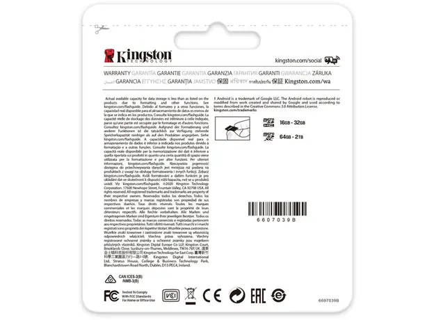 Карта памяти Kingston MicroSDXC 1TB Canvas Go! Plus Class 10 UHS-I U3V30 A2 (SDCG3/1TBSP) - изображение 4