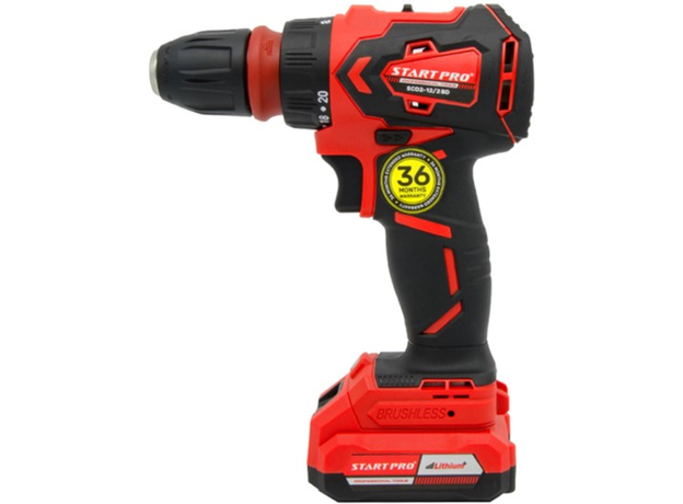 Шуруповерт аккумуляторный Start PRO SCD2-12/2BD Brushless - изображение 2