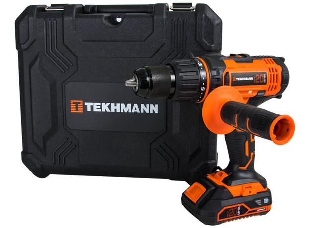 Аккумуляторная дрель-шуруповерт Tekhmann TCD-60/i20 kit (848394) - изображение 6 Аккумуляторная дрель-шуруповерт Tekhmann TCD-60/i20 kit (848394) - изображение 6