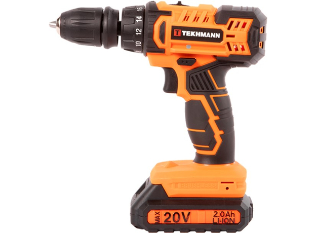 Шуруповерт аккумуляторный Tekhmann TCD-18/2 BS Kit (850980)  Шуруповерт аккумуляторный Tekhmann TCD-18/2 BS Kit (850980)