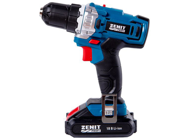 Аккумуляторный шуруповерт Зенит Профи ЗША-18/2 Li (850855)  Аккумуляторный шуруповерт Зенит Профи ЗША-18/2 Li (850855)