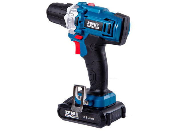 Аккумуляторный шуруповерт Зенит Профи ЗША-18/2 Li (850855) - изображение 2 Аккумуляторный шуруповерт Зенит Профи ЗША-18/2 Li (850855) - изображение 2