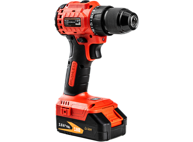 Дриль-шуруповерт акумуляторний GTM DS18/50BL  Дриль-шуруповерт акумуляторний GTM DS18/50BL