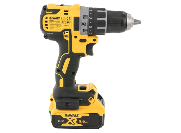 Безщітковий дриль-шуруповерт DeWalt 18V DCD791P2 - зображення 3 Безщітковий дриль-шуруповерт DeWalt 18V DCD791P2 - зображення 3