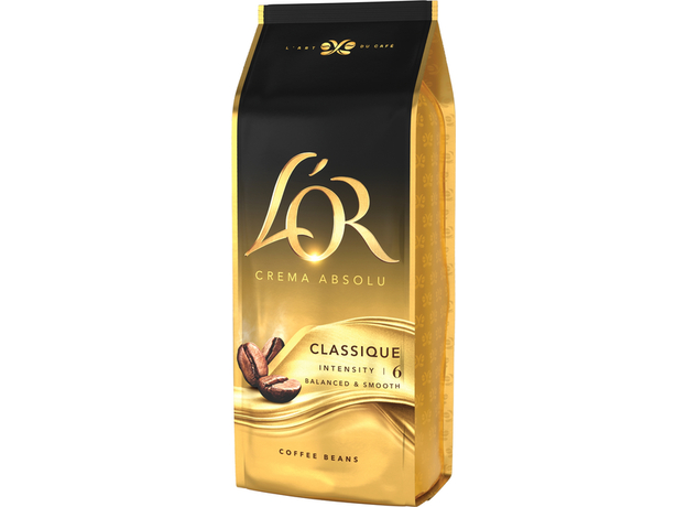 Кофе в зернах L'OR Crema Absolute Classic 1 кг (8711000400791) - изображение 2 Кофе в зернах L'OR Crema Absolute Classic 1 кг (8711000400791) - изображение 2