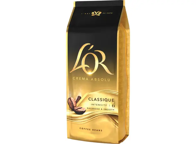Кофе в зернах L'OR Crema Absolute Classic 1 кг (8711000400791) - изображение 2