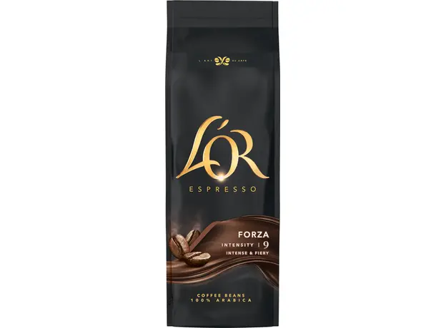Кофе в зернах L'OR Espresso Forza 100% Арабика 500 г (8711000324141) 