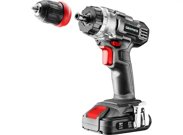 Набор Graphite Energy+ дрель-шуруповерт + 109 аксессуаров (58G022-PS15) 