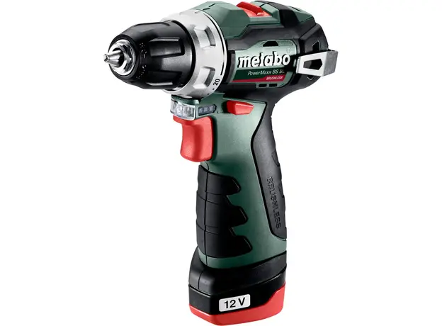 Аккумуляторная дрель-шуруповерт Metabo PowerMaxx BS BL 2х2.0А·ч в кейсе (601721500) 