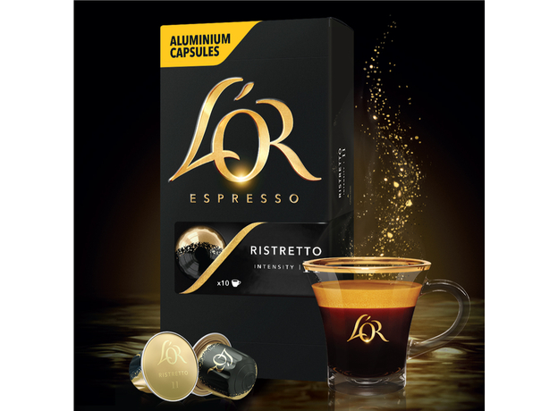 Набор кофе в капсулах L’OR Ristretto 10 упаковок x 10 шт (100 капсул) совместимы с Nespresso 100% Арабика (8711000891650) - изображение 6