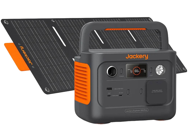 Зарядная станция Jackery Explorer 300 Plus 300W 288Wh + Solar Panel 40W (60-0304-EUB1A1)  Зарядная станция Jackery Explorer 300 Plus 300W 288Wh + Solar Panel 40W (60-0304-EUB1A1)