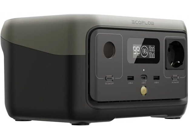 Зарядная станция EcoFlow River 2 256Wh 71111mAh 300W Grey Eu (RIVER2) - изображение 2 Зарядная станция EcoFlow River 2 256Wh 71111mAh 300W Grey Eu (RIVER2) - изображение 2