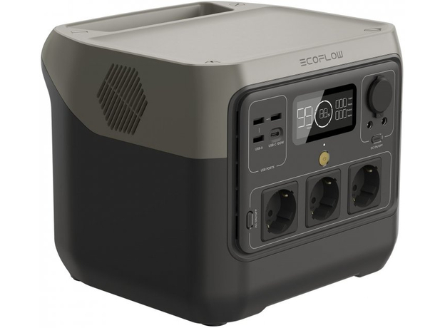 Зарядная станция EcoFlow River 2 Pro 768Wh 213333mAh 800W Grey 220V Cn (RIVER2PRO) CN-переходник для Eu в комплекте - изображение 3 Зарядная станция EcoFlow River 2 Pro 768Wh 213333mAh 800W Grey 220V Cn (RIVER2PRO) CN-переходник для Eu в комплекте - изображение 3