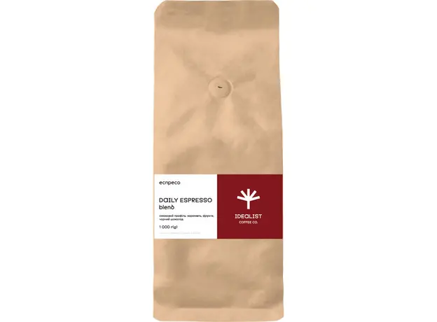 Кофе в зернах Idealist Coffee Co Daily espresso 1 кг (4820241120239) 