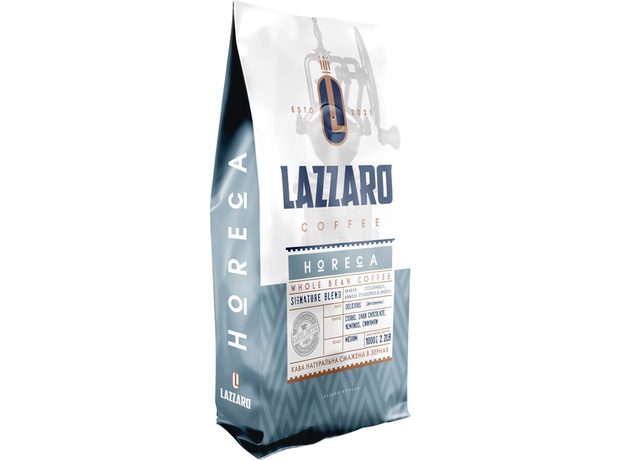 Кофе в зернах Lazzaro Horeca 1 кг (4820219120032)  Кофе в зернах Lazzaro Horeca 1 кг (4820219120032)
