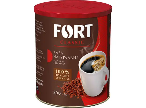 Кофе растворимый Fort в гранулах 200 г (8901036161258) 