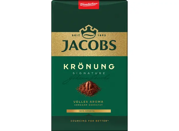 Кофе молотый Jacobs Kronung 100% Арабика 500 г (8711000708651) 
