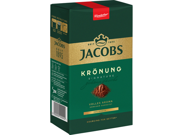Кофе молотый Jacobs Kronung 100% Арабика 500 г (8711000708651) - изображение 2