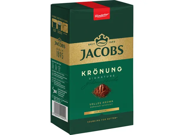 Кофе молотый Jacobs Kronung 100% Арабика 500 г (8711000708651) - изображение 2