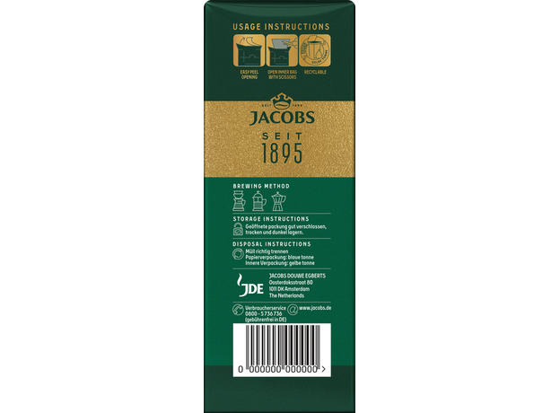 Кофе молотый Jacobs Kronung 100% Арабика 500 г (8711000708651) - изображение 4