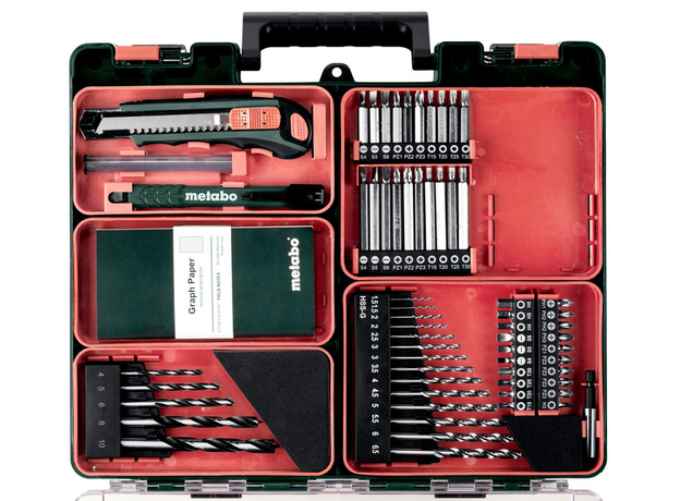 Акумуляторний дриль-шуруповерт Metabo PowerMaxx BS 12 Set (601036870) - зображення 2 Акумуляторний дриль-шуруповерт Metabo PowerMaxx BS 12 Set (601036870) - зображення 2