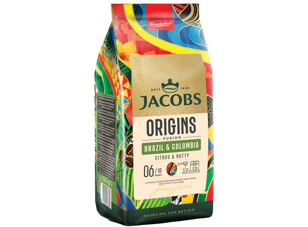 Кава у зернах Jacobs South America Blend 1 кг (8711000576885) - зображення 3