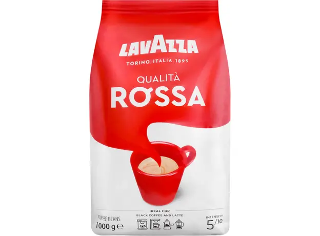 Кофе в зернах Lavazza Qualita Rossa 1 кг (8000070035904 / 8000070035898) 