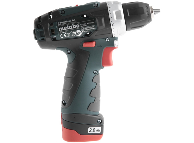 Аккумуляторная дрель-шуруповерт Metabo PowerMaxx BS Basic Mobile Workshop (600080880) - изображение 4 Аккумуляторная дрель-шуруповерт Metabo PowerMaxx BS Basic Mobile Workshop (600080880) - изображение 4