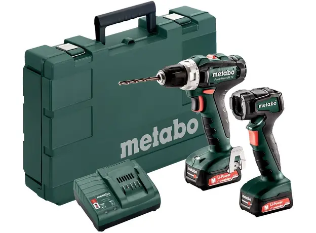 Аккумуляторная дрель-шуруповерт Metabo PowerMaxx BS 12 Set (601036870) - изображение 4