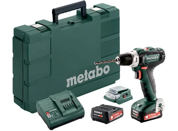 Аккумуляторная дрель-шуруповерт Metabo PowerMaxx BS 12 Set (601036870) - изображение 5