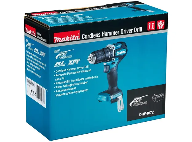 Шуруповерт-дрель Makita DHP487Z аккумуляторная 18 В - изображение 11
