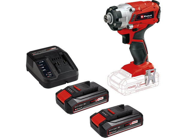 Шуруповерт аккумуляторный ударный Einhell X-Change TE-CI 18/1 Li Solo (4510034) - изображение 5 Шуруповерт аккумуляторный ударный Einhell X-Change TE-CI 18/1 Li Solo (4510034) - изображение 5