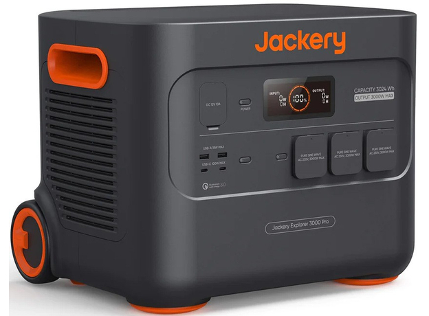Зарядная станция Jackery Explorer 3000 Pro 3024Wh 3000W Black/Orange (0-3000-EUOR01) - изображение 2 Зарядная станция Jackery Explorer 3000 Pro 3024Wh 3000W Black/Orange (0-3000-EUOR01) - изображение 2